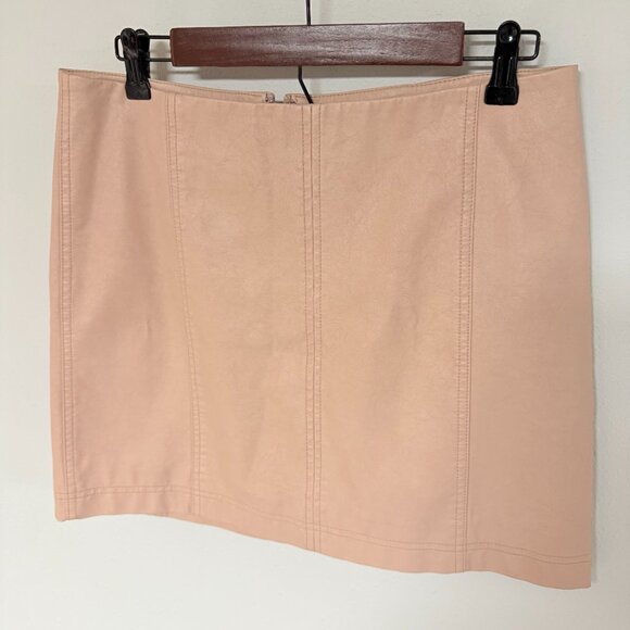 Free People Modern Femme Vegan Leather Mini Skirt - Picture 5 of 10